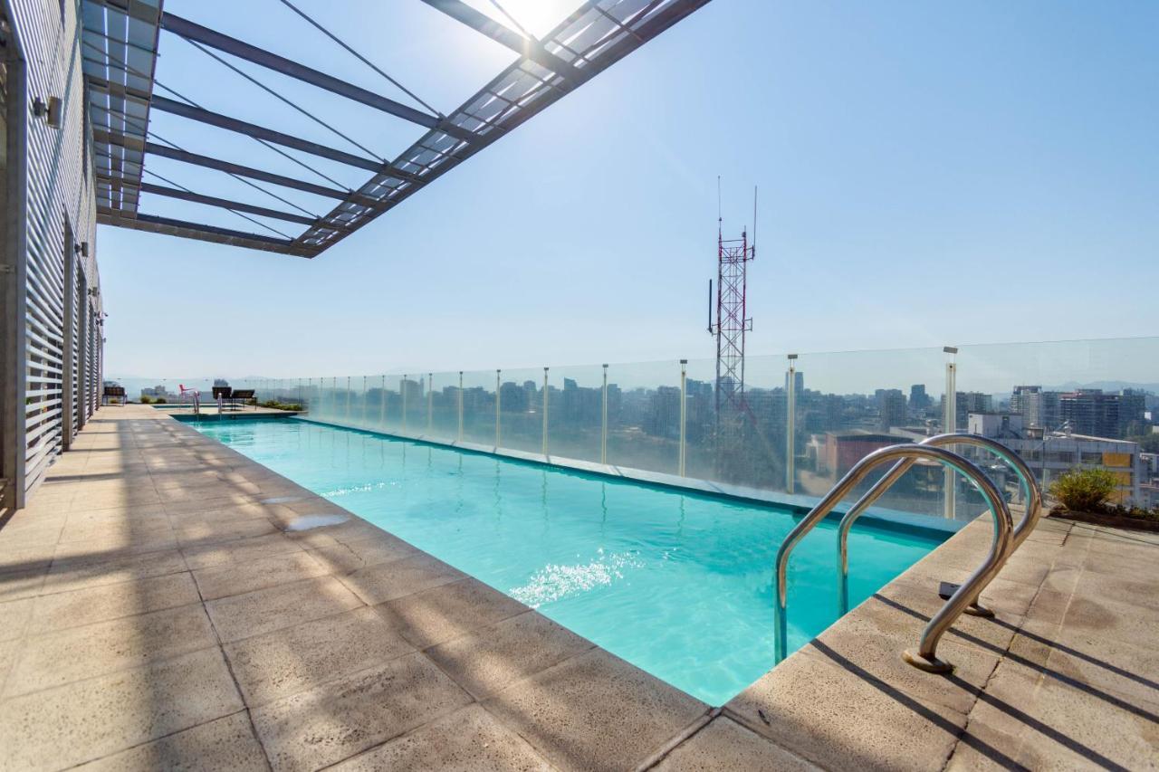 Tribeca Twin Room - Studio With Pool, Wifi, Ac Santiago de Chile Bagian luar foto