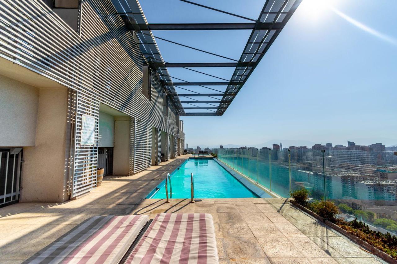 Tribeca Twin Room - Studio With Pool, Wifi, Ac Santiago de Chile Bagian luar foto