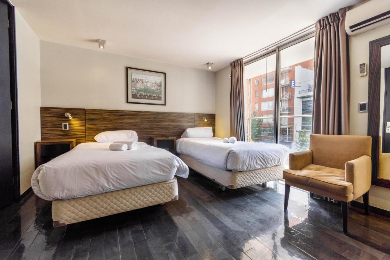 Tribeca Twin Room - Studio With Pool, Wifi, Ac Santiago de Chile Bagian luar foto